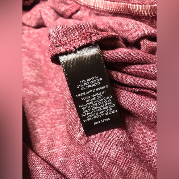 Express One Eleven Burgundy Skort Romper Size large NWT cozycore - Picture 5 of 7